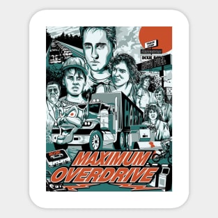 maximum overdrive Sticker